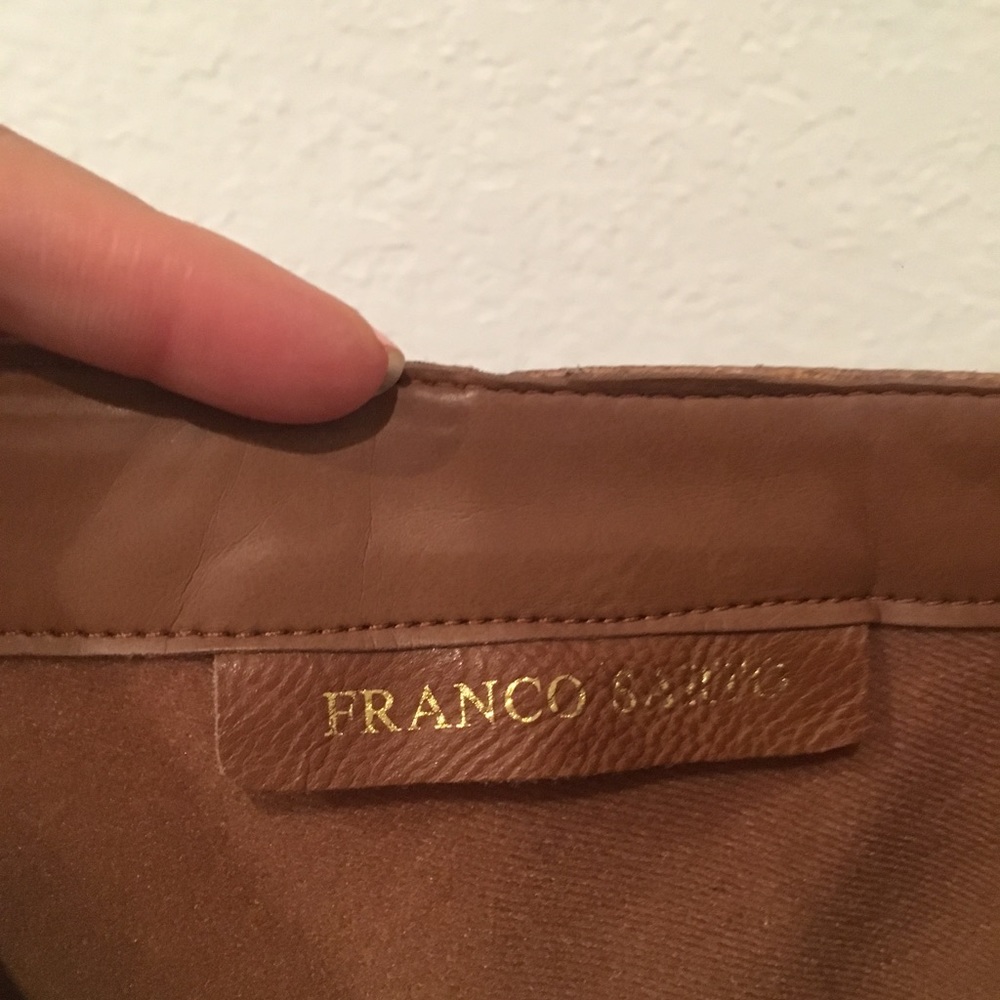 {Franco Sarto} Tall Chestnut Boots 5.5 - Picture 5 of 7